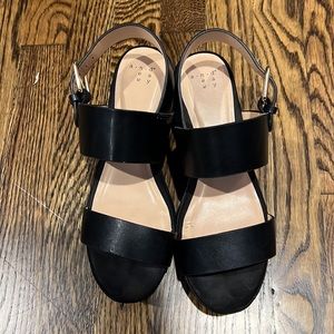 Black Platform Sandals